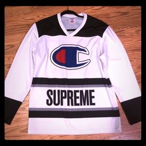 Supreme x Champion hockey jersey from 2013